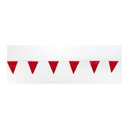 Mutual Industries Flag, Red, 2in Wide x 100ft Length, Plastic 15991-79-100